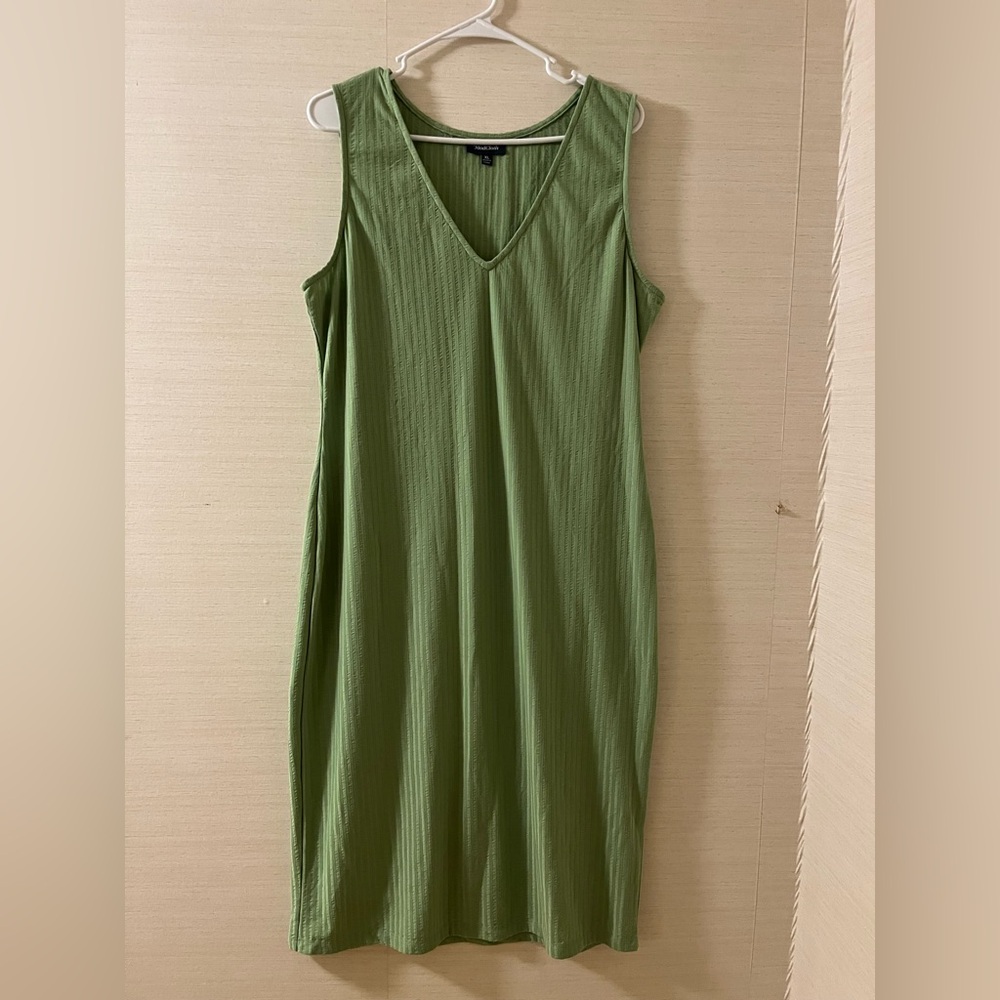 ModCloth Women's Green Sleeveless Tank Maxi Dress SZ XL